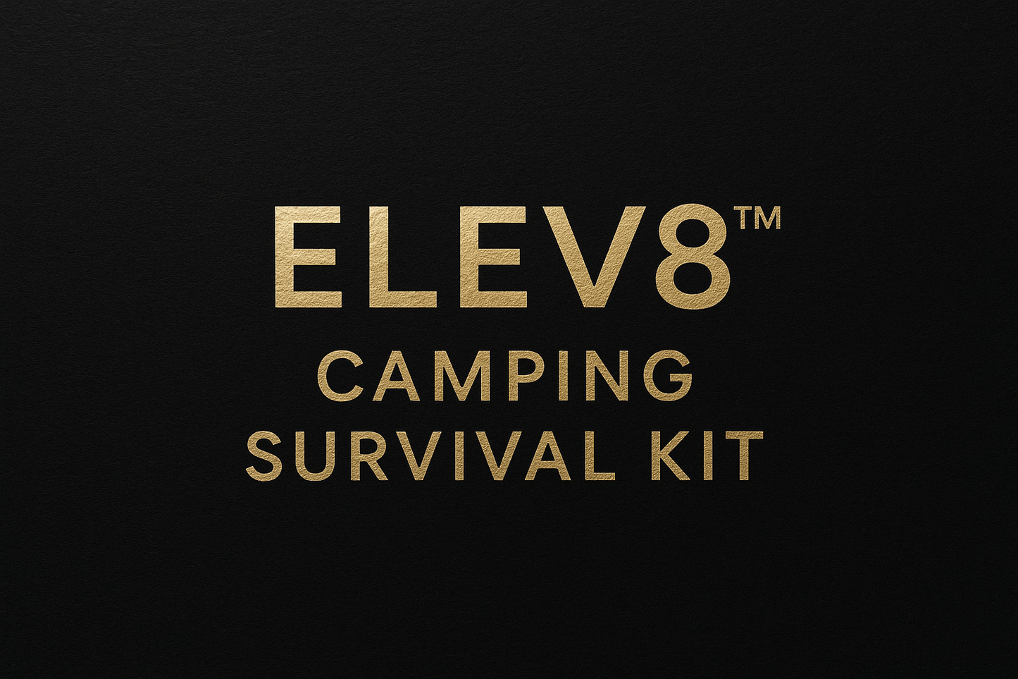 Elev8 Camping Survival Kit